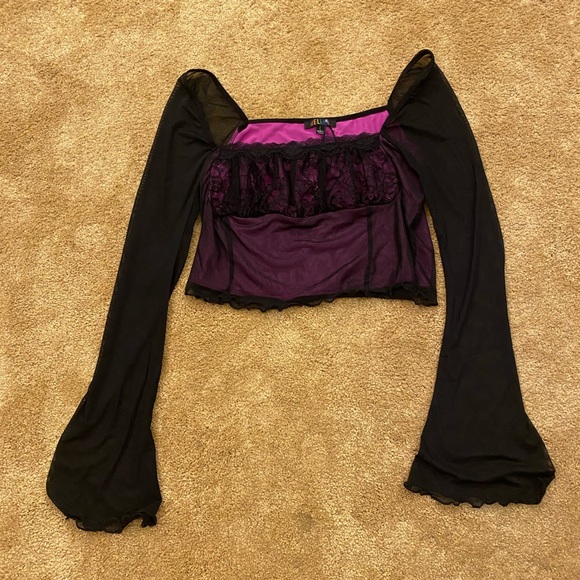 Cropped Mesh Top - Picture 3 of 7